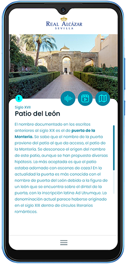 Previsualización de la APP en móvil